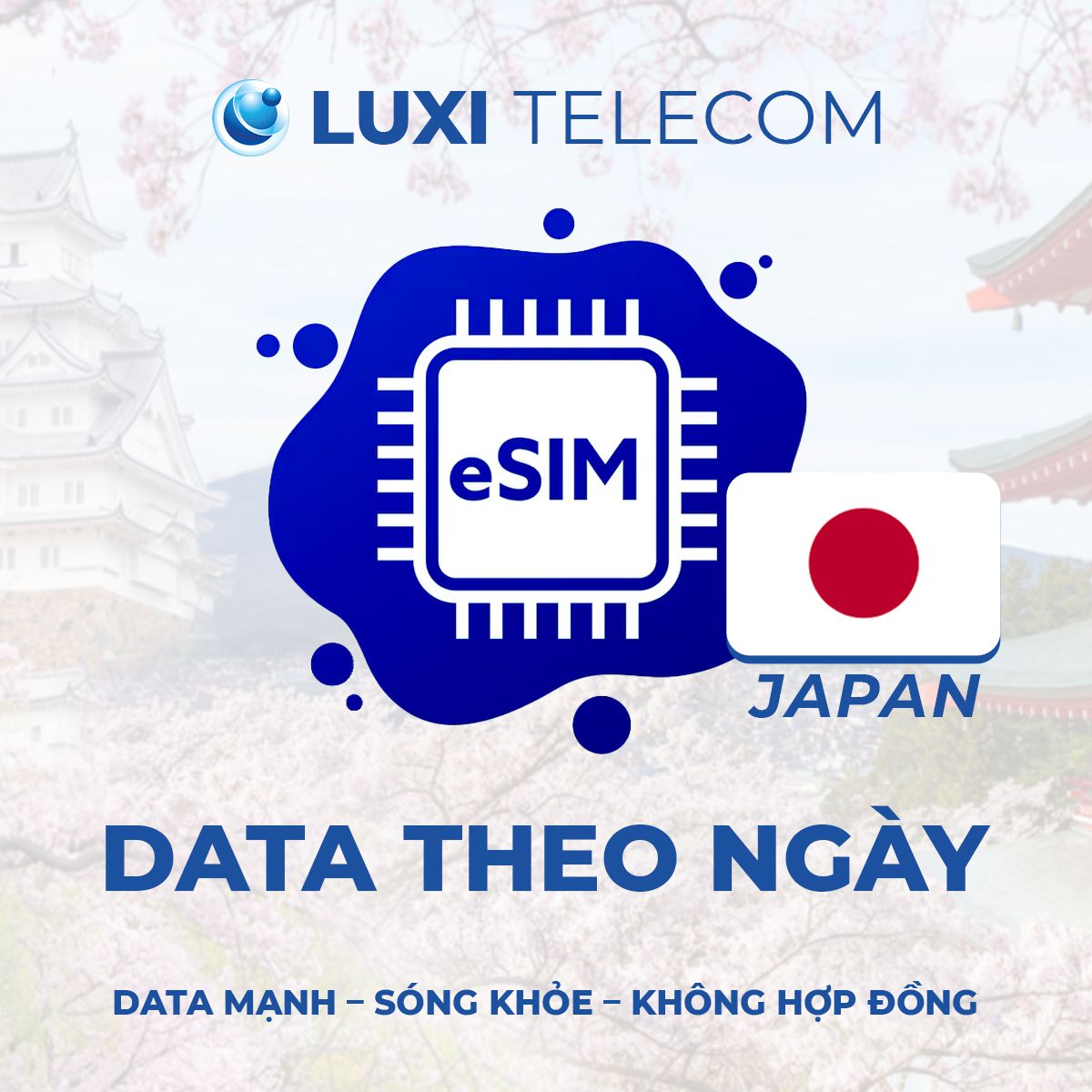 eSIM Nhật Bản Dung Lượng Theo Ngày