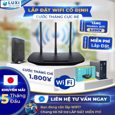 Nâng cấp modem tăng tốc độ mạng với Luxi Telecom – Giải pháp WiFi mạnh mẽ, ổn định - Luxi Telecom